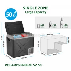 Frigo Congelatore Portatile Brunner Polarys Freeze SZ 50 -Negozio al dettaglio Brunner frigo congelatore portatile brunner polarys freeze sz 50 bivalente compressione 19